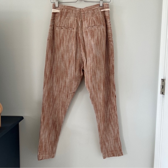 Free People Light As Sunrise Caraway Striped Taper Pant - Picture 7 of 11